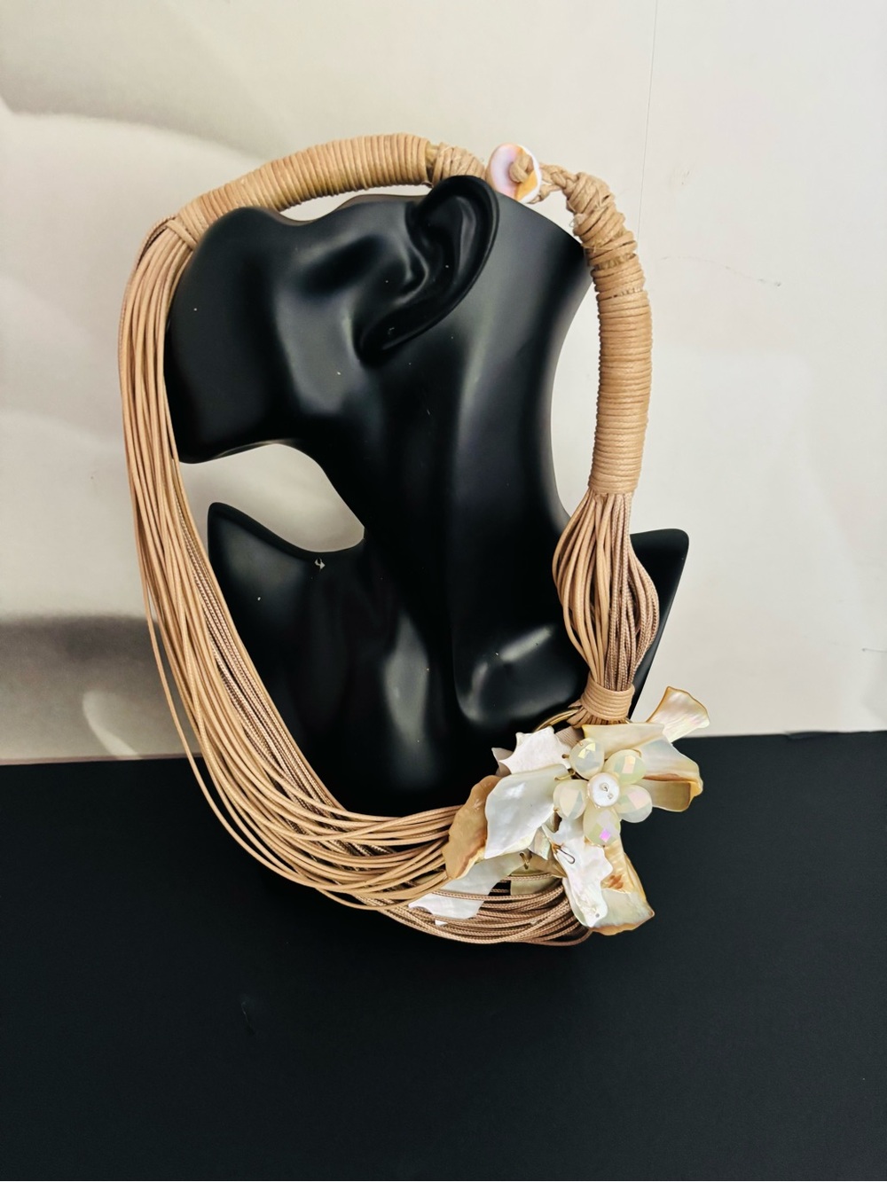 Extra large gardenia flower Necklace